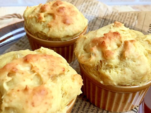 シナモン香る♪しっとり〜スイートポテトカップケーキ